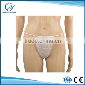 Women mesh disposable sanitary thong panties