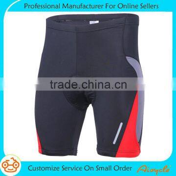 2016 Wholesale custom bike compression padded cycling shorts