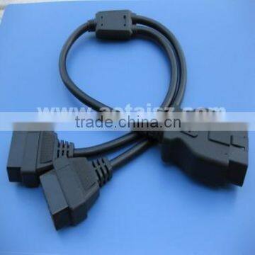 New Design obd2 splitter Y cable obd diagnostic cable