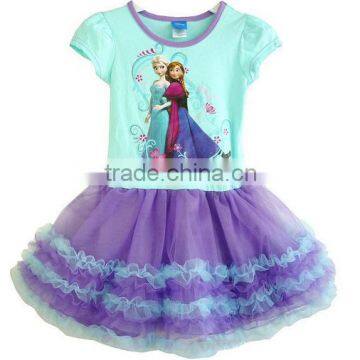 new design fashion baby dress,frozen elsa dress