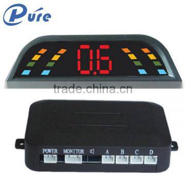 DC 12V wireless led display parking sensor with 4 sensors