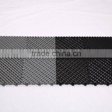 Rubber garage anti-slip flooring