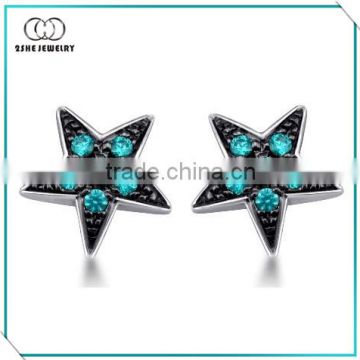 China Factory 925 sterling silver star earring