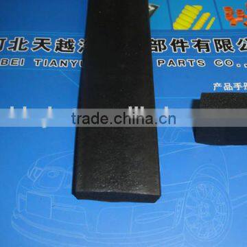 wearproof foam rubber square edge/edge trim seals/rubber profile made in china