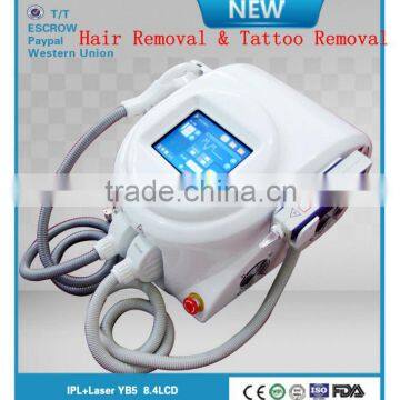 Portable Hair Removal& Tattoo Removal 2 in 1 IPL Laser beauty equipment