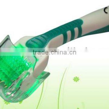 2011 portable MTS LED derma needle roller with replaceable head and 4 bio photon lights with CE approval