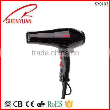 New Design Cold and Hot air Hair Drier ionic AC motor medium hair dryer