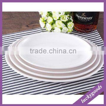 restaurant wholesale melamine charger plates in round shape