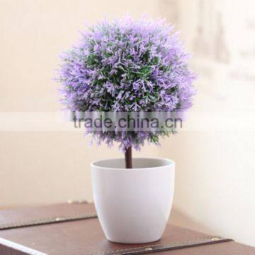 Decorative Artificial Encryption Conifers Grass Ball Saplings Artificial Flower Plant Tree Simulation Bonsai/Miniascape Tree