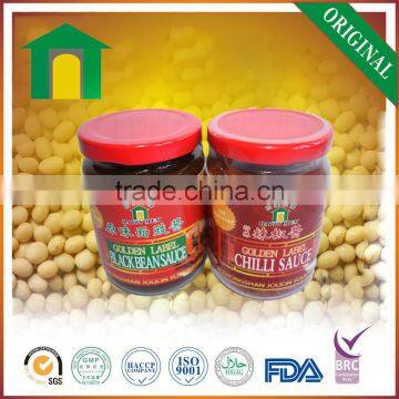 Chinese Halal BRC HACCP Black Bean Hot Chili Sauce Brand factory