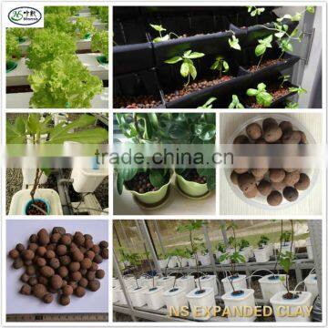 8-16mm uniform size hydroponics expanded clay pellets for sale