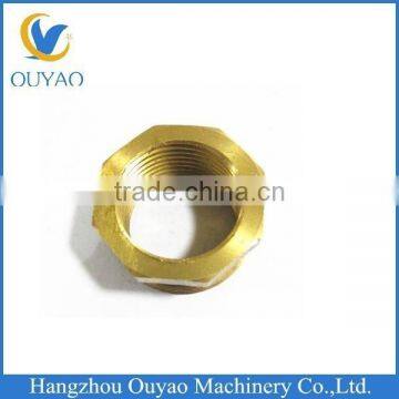Laser Cutting Brass Hexagonal Female Thread Coupling/Socket