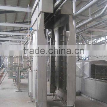 Automatic pig carcass singeing oven slaughter machine