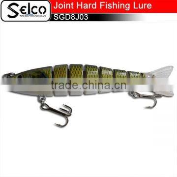 SGD8J03 Eight-section Soft Tail Trout Joint Plastic Lure 5" photo-3
