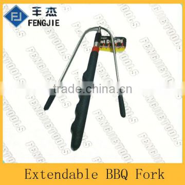 Camping Stick Extendable BBQ Fork Tool