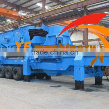 Russia 200-250T/H mobile crusher plant