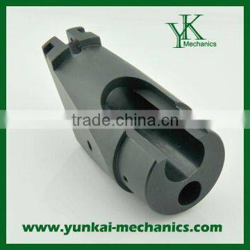 High precision and surface finish cnc turning parts, water pump spare parts, black anodization cnc machining