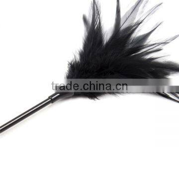Feather Tickler Sex Toy Feather Tickler Chicken Feather Tickler for Sex Games Sex Toy Feather Tickler With Plastic Handle,35cm photo-2