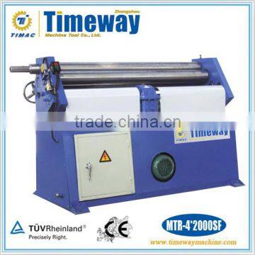 Manual or Mechanical or Hydraulic Three Roller Asymmetrical Steel Metal Plate Rolling Machine photo-2