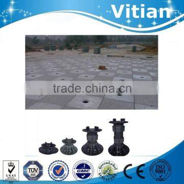 High loading capacity adjustable plastic pedestal for fountain project