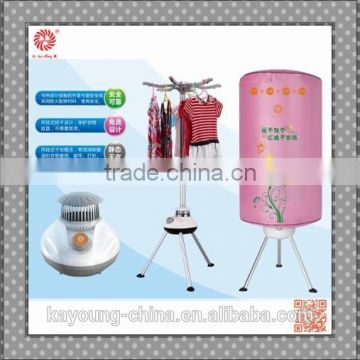 10KG capacity dryer that folds clothes / circular flow steam clothes dryer