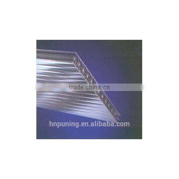 10 Years Quality Polycarbonate Resin New Building Material Twin Wall Colored Polycarbonate Sheet for Roofs Skylight Awning photo-3