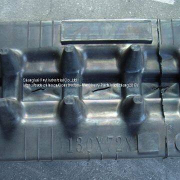 Mini Excavator Replacement Rubber Track 130mm Width,72mm Pitch,29links photo-3