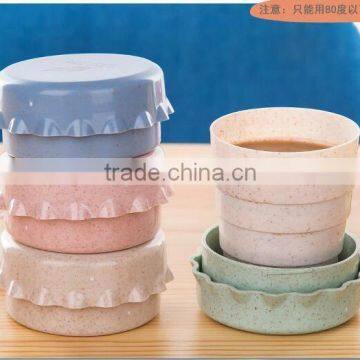 Environmental Protection Wheat Fiber Coffee Cups Wheat Fiber Mug Cup /Wheat Straw Plastic Tea Cup photo-6