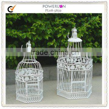 Wrought iron outdoor decoration wedding bird cage