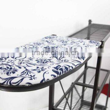 Folding Metal Storage Shelf With Mesh Ironing Board photo-5