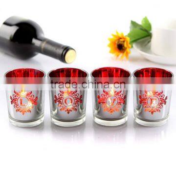Custom Printing Glass Flower Candle Holder photo-2