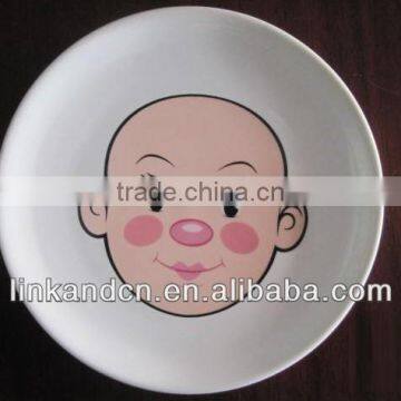 KC-00295/ceramic tableware dinner set/kid face design