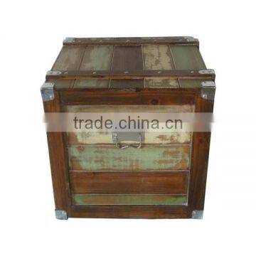 Vintage Wooden Storage Box Wooden Craft Box