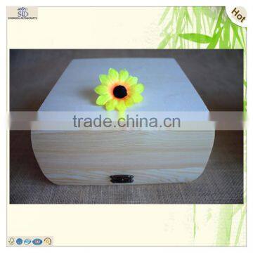 Cheap Curving Hinged Wood Candy Moon Cake Box