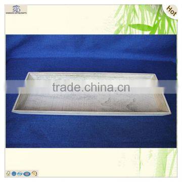 Fruit Flower Decorating Solid Antique Slim Thin Paulownia Tray photo-2