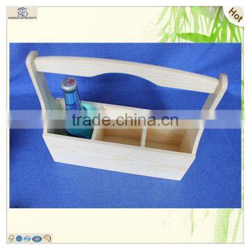 Solid Fruit Wine Beer Use Pine Wooden Furniture Basket photo-5