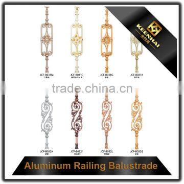 Luxury Design Decorative Powder Coated Aluminum Indoor Stair Handrail photo-5