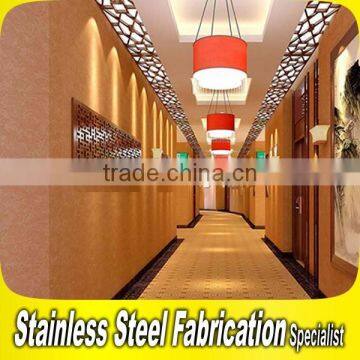 Custom Made Stainless Steel Hotel Lobby Wall Decoration