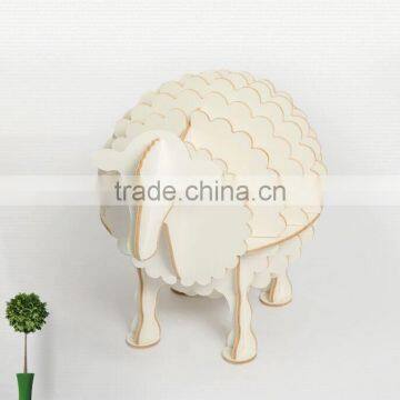 Art Deco Furniture Lovely Sheep Wood Shelf New Bookshelf Modern Design photo-5