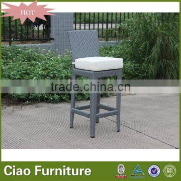 Modern Design Rattan Bar Stool Furnture Cheap High Bar Chair photo-5