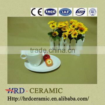 2014 New Advertising promotion ceramic coffee cup and saucer