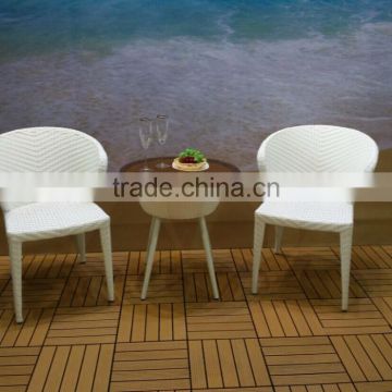 Patio Leisure Outdoor Rattan Garden Furniture Table Chair Set