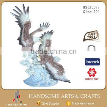 24 Inch Large Resin Gift Animal Garden Statues Eagle photo-6