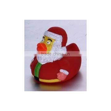 Christmas PVC Floating Santa Kids Gift Bath Duck