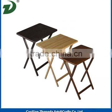 New Style Wooden Folding Table With Painting photo-3