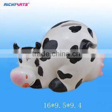 wholesale ceramic cow shaped piggy banks