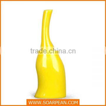 Exquisite Modern Fiberglass Glossy Flower Vase photo-5