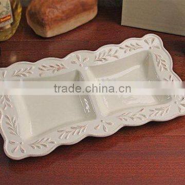 ceramic sectional dish