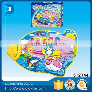 top selling products 2015 plush & musical baby floor mats with CE certificates can unpick and wash