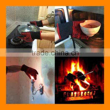 500C Extreme Heat Resistant Gloves 14" Long For Extra Forearm Protection Baking Gloves Ideal for Gift BBQ Grilling Cooking Glove photo-5